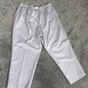 Alfred Dunner Men's Light Gray Joggers